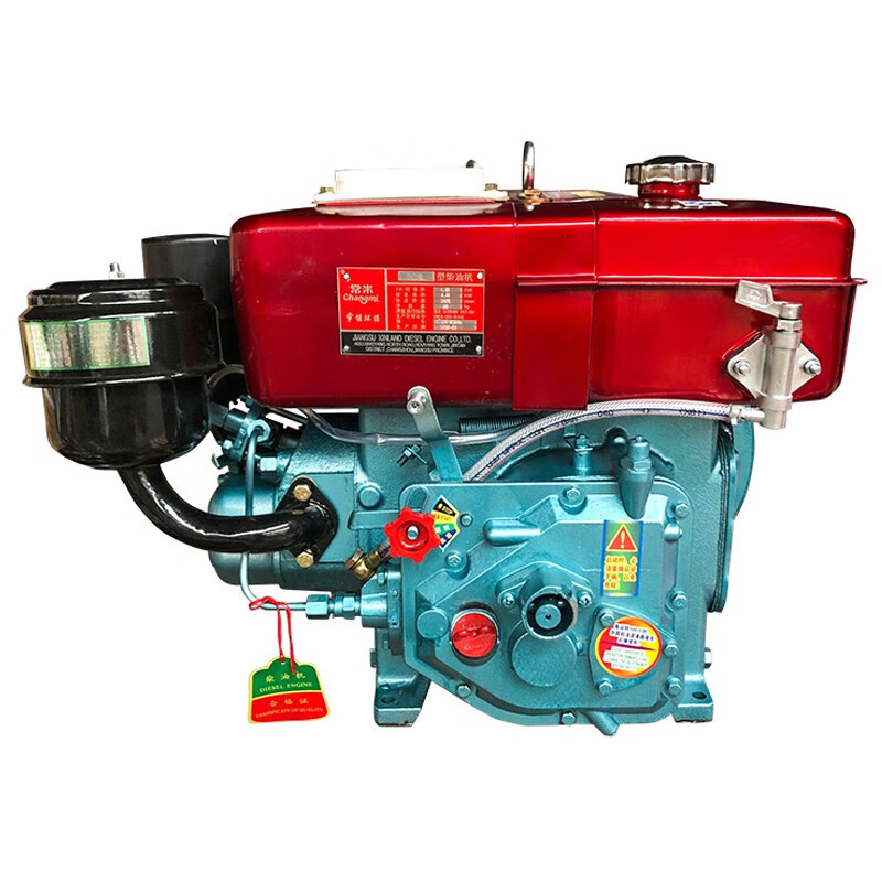 中国常州柴油机单缸小型 r180 6 8马力卧式打气泵船用发动机 r175 6
