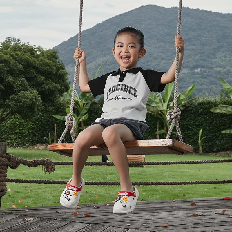 朴西海底总动员夏季室外女童凉拖鞋居家防滑宝宝拖鞋儿童洞洞鞋男 纯洁白 24-25 (170mm)
