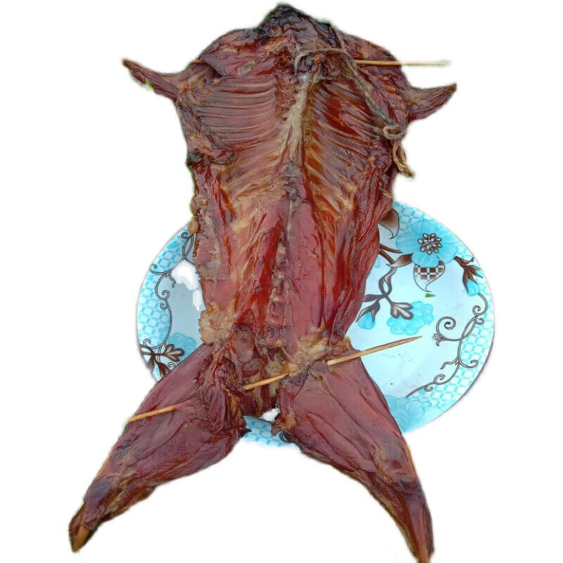 全江 柴火烟熏腊兔子肉湖南特产传统手工烟熏腊味咸兔子 烟熏腊兔肉