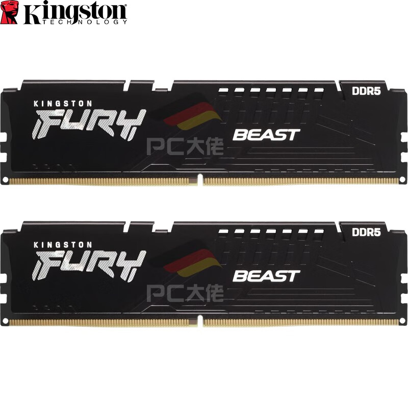 金士顿(kingston)  fury 16gb ddr5 5200 台式机内存条 beast野兽系