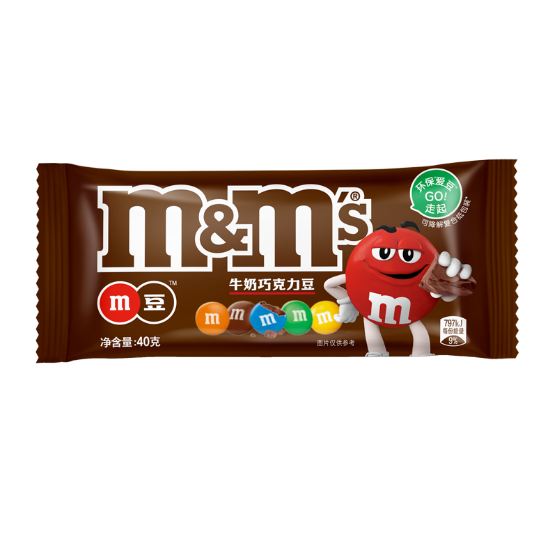 M&M'S ţ���ɿ����� ��װ40g ������ʳ �ǹ� 3.9Ԫ��������