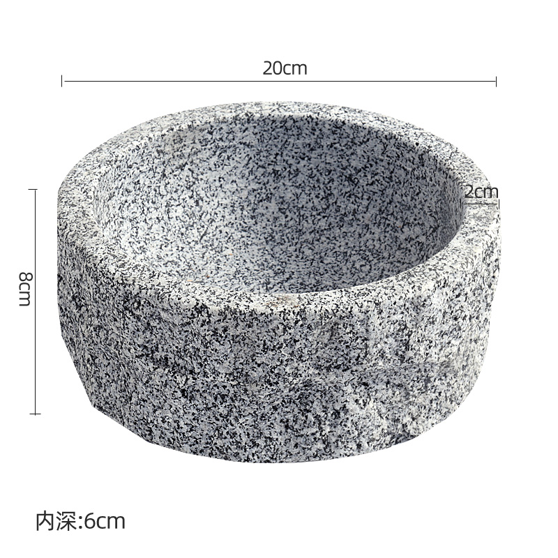 宠物狗碗猫碗石头狗盆猫盆宠物猫单碗大型犬吃饭食盆饭盆狗狗饭碗