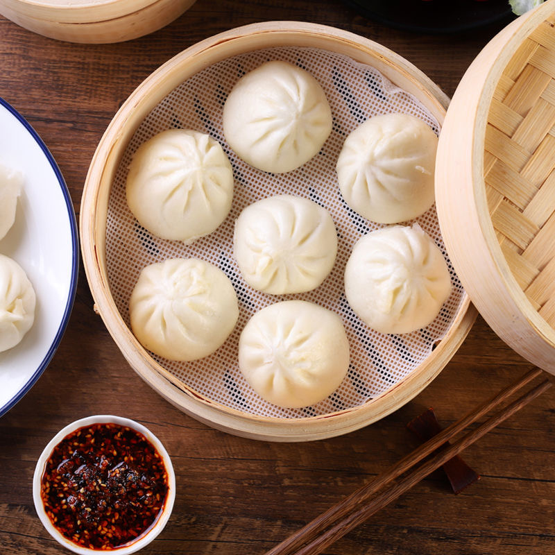 蔚鲜来华饮小笼包650g猪肉大葱广式营养早餐速冻面点方便菜加热即食