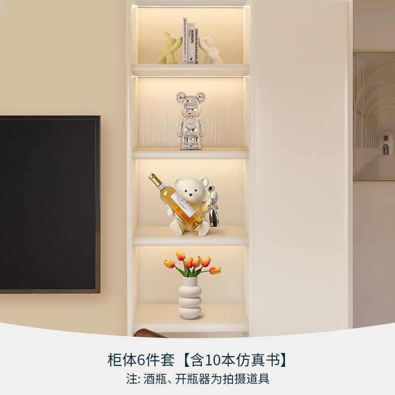 创意轻奢透明地球仪摆件高档家居装饰品客厅电视柜书房办公室桌面 简约六件套