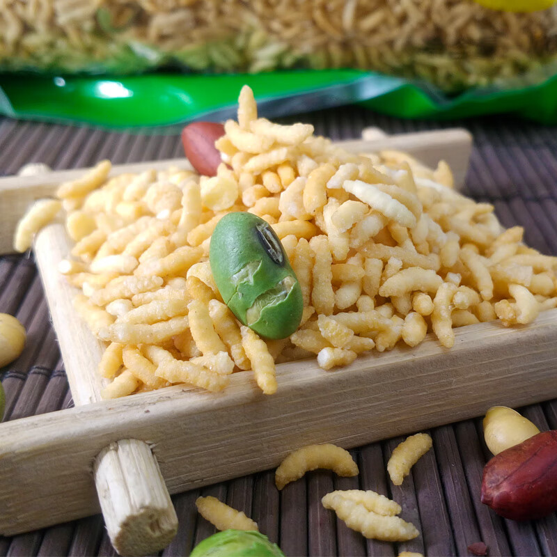 巢浩平江炒米1000克膨化盐味炒米零食小吃湖南特产a 原味 1000克