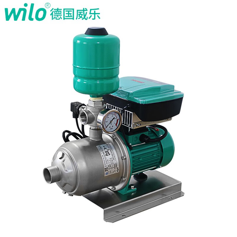 威乐wilo增压泵家用全自动变频不锈钢自来水泵恒压可调加压泵 MHI205 4.5公斤水压