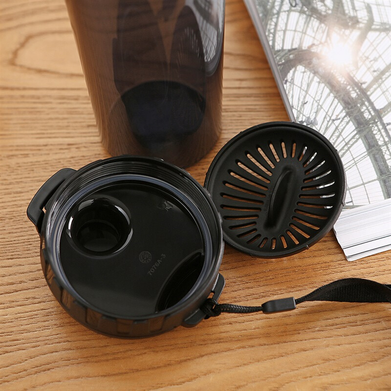 特百惠(tupperware)茶韵塑料杯 随心运动密封防漏茶水分离水杯子带拎