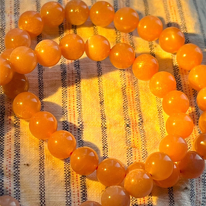 光域 橙月光手串 太阳石日光石 橙月光石 7a 7mm