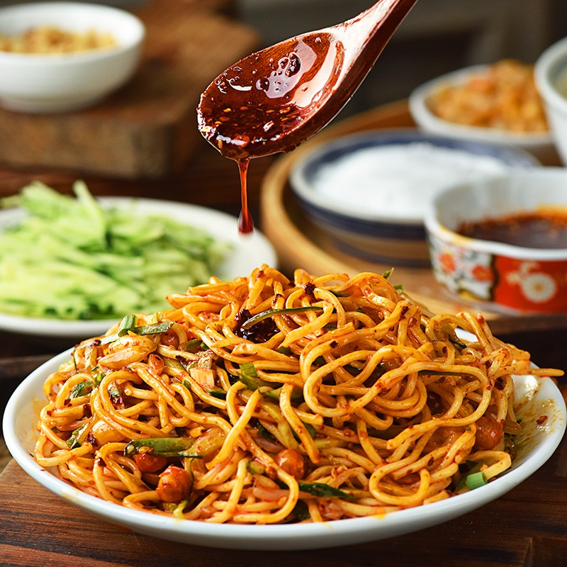 凉面调料【麻辣520g×1袋】