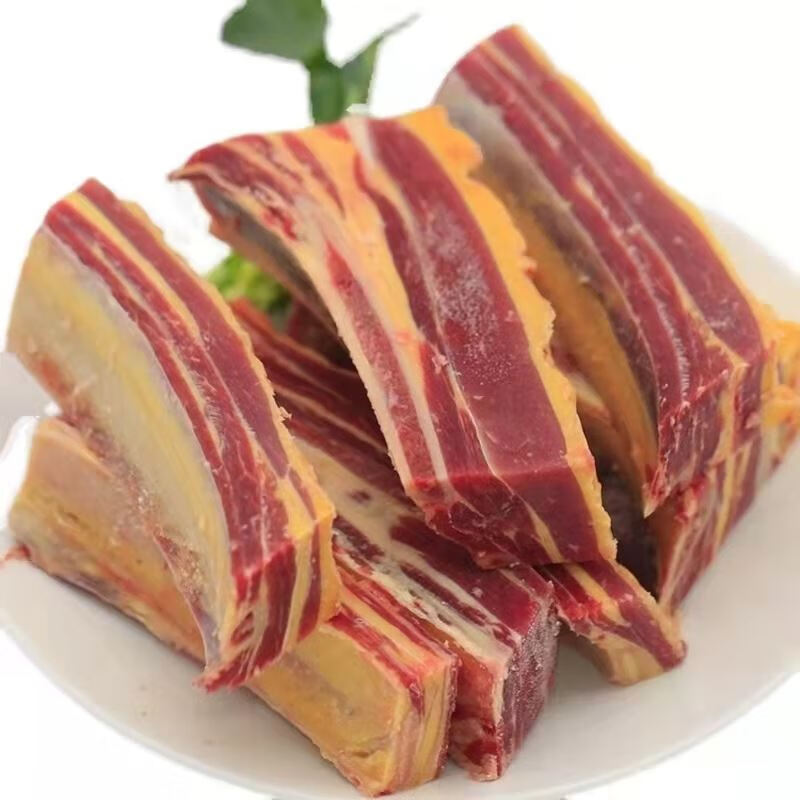 井親内蒙古黄膘牛排 黄膘牛肋排 国产牛肋骨整根新鲜 黄标牛排 5斤