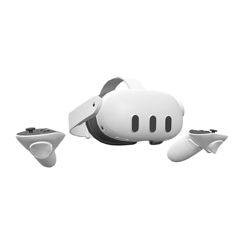 【现货速发】Meta Quest3 VR眼镜一体机智能3D头盔VR体感游戏机设备Steam串流元宇宙 标配+5米Link线+精英头带 512G