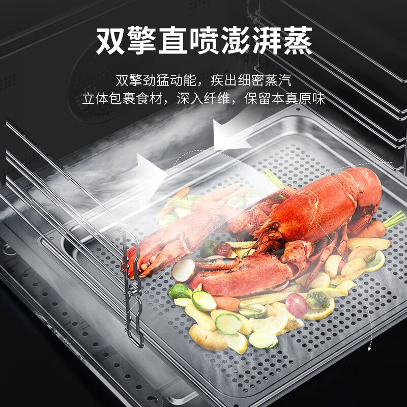 凯度（CASDON）sr56b2-fd2代 56L蒸烤箱一体机 嵌入式 蒸烤炸一体家用蒸箱烤箱陶瓷膜大容量 【高性价比】56L大容量 纳米陶瓷膜 fd二代