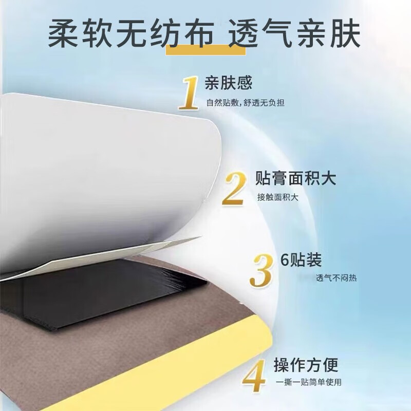 北京同仁堂肩胛骨疼痛贴膏药贴后背肩胛骨缝疼肩颈肌肉酸痛劳损肩关节抬臂困难专用热敷贴膏贴 1盒装【8贴】