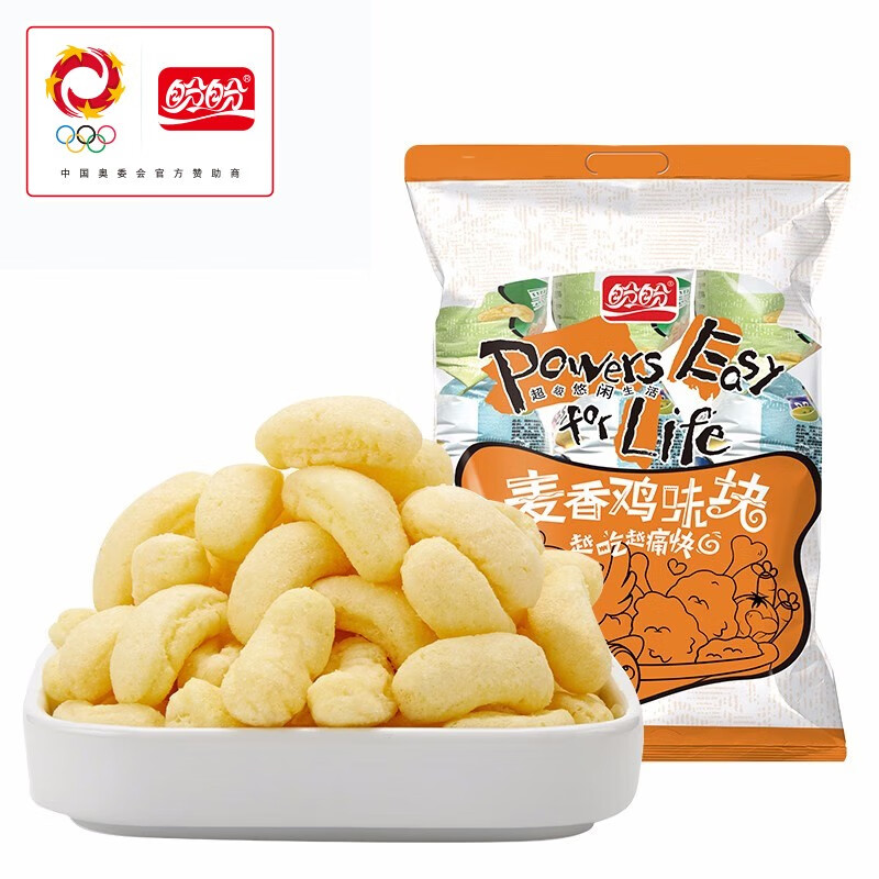 盼盼 麦香鸡味块 薯片休闲零食膨化薯条小食办公室零食麦香鸡味块 60g
