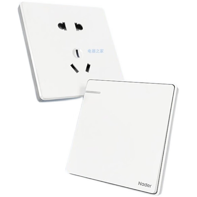 nader良信开关插座面板86型暗装墙壁装修插座雅仕星空