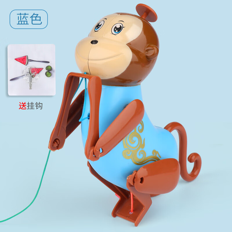 clcey抖音同款会爬绳的小猴子趣味拉绳猴子儿童绳子线创意爬树上树