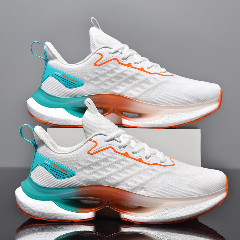 疾步(jibu)体育生专用跑步鞋男款中考体测超轻减震跑鞋青少年爆米花