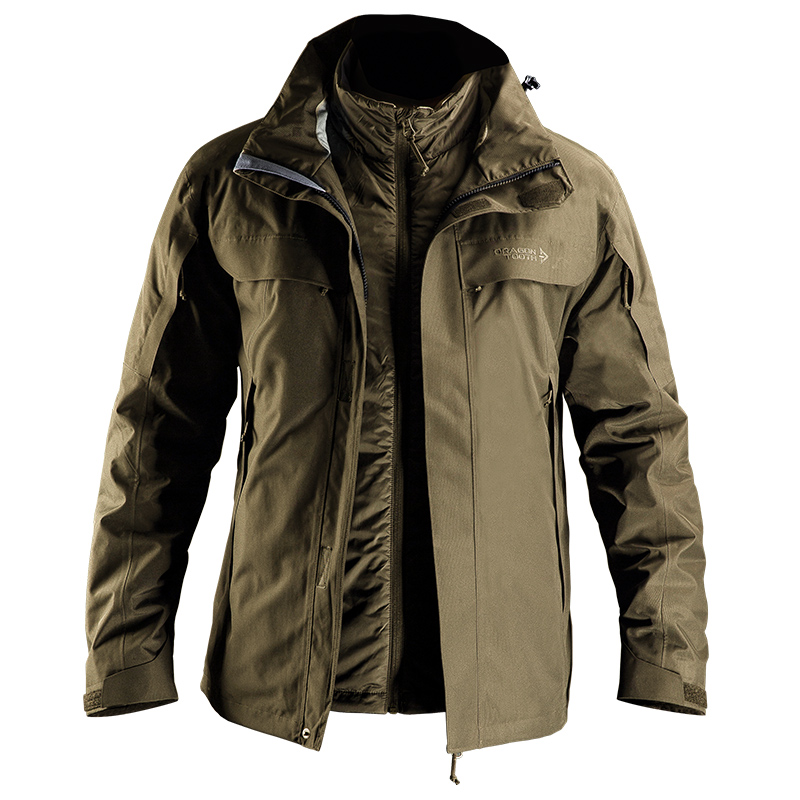 龙牙户外保暖冲锋衣