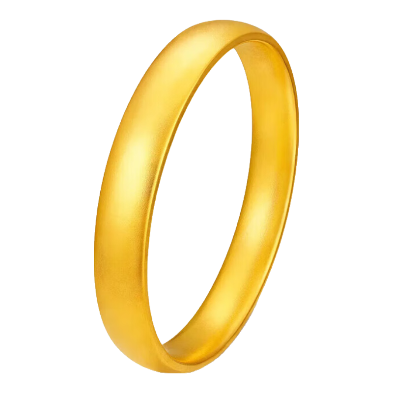 老鳳祥三金寬面黃金手鐲素圈足金顯粗泥鰍背古法金手鐲老婆生日禮物 足金泥鰍背黃金手鐲 足金約13.3g(58圈口)