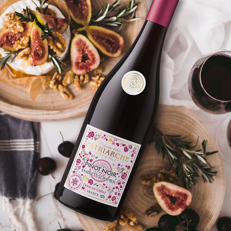 castel卡思黛乐法国原瓶进口帕缇亚珮雅·花开伴夏红葡萄酒