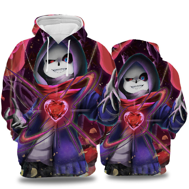 满速 传说之下sans周边衣服男卫衣外套秋冬undertale游戏青少年中小