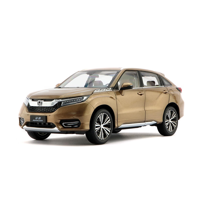 1:18原厂汽车模型 广汽本田SUV越野车系列 冠道 仿真合金收藏送人礼物 2016款冠道AVANCIER 大漠金色