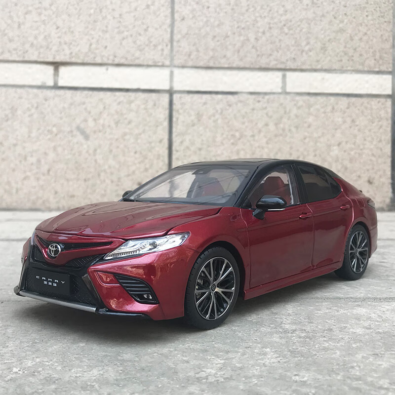 toyota camry 仿真合金收藏 八代凯美瑞2018款运动版 红色