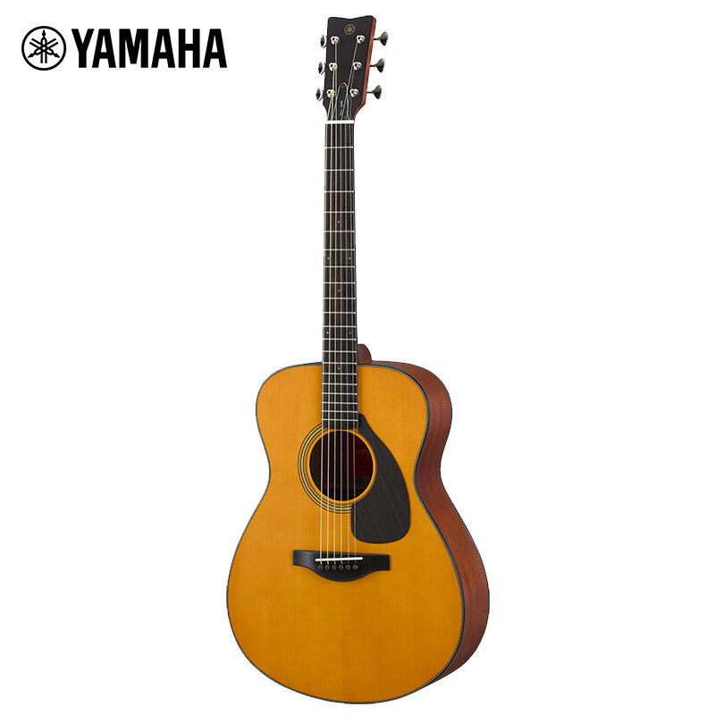 雅马哈（YAMAHA）全单板红标系列FS5 日本进口民谣吉他木吉他40英寸哑光原木色全新款