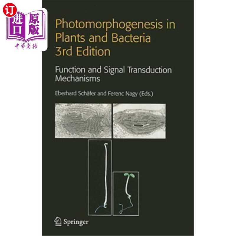 海外直订photomorphogenesis in plants and bacteria