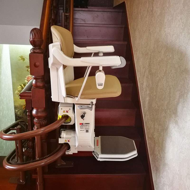 【京健康】座椅电梯老年残疾人楼道爬楼机曲线式直线家用室内外二