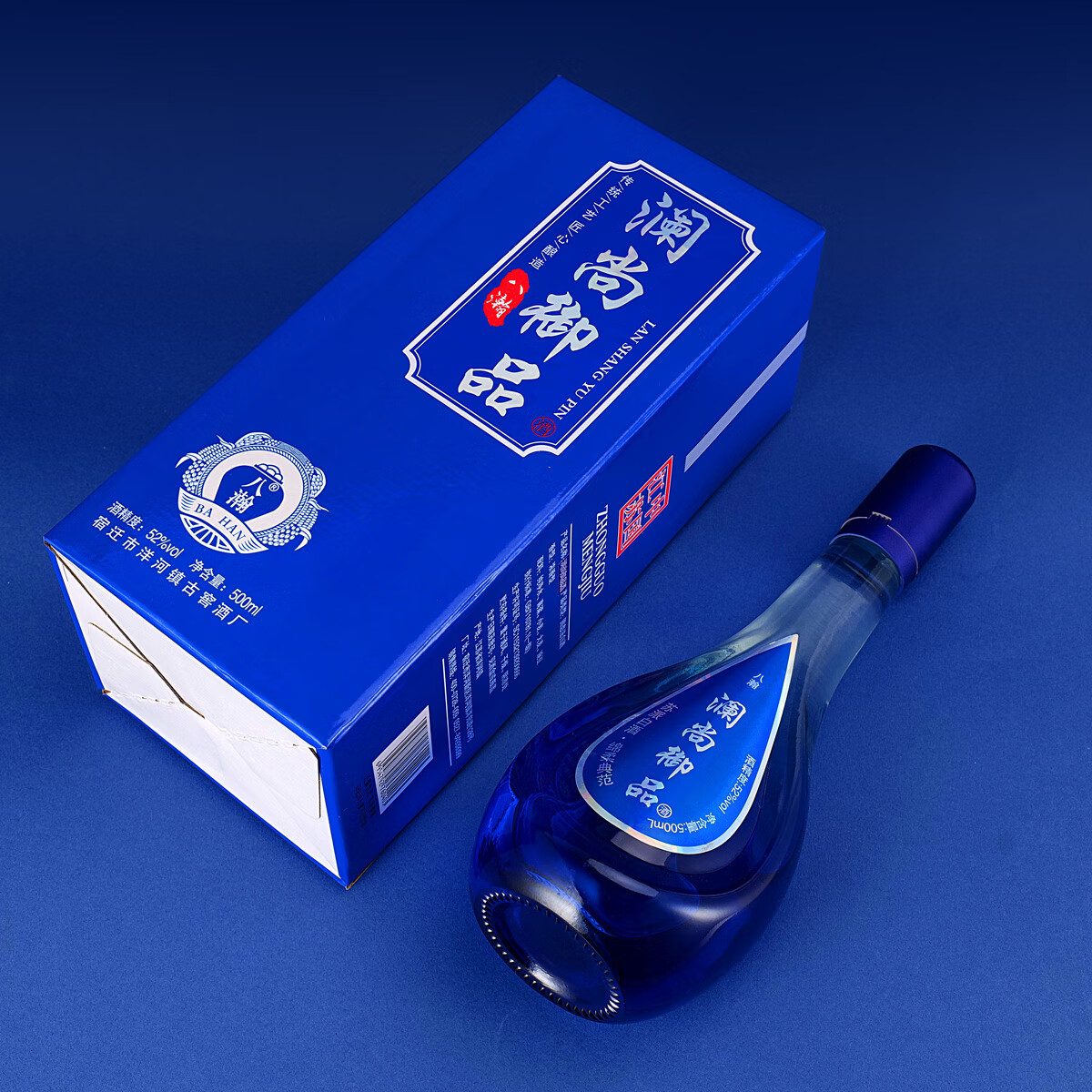 八瀚【酒厂推广】52度试饮浓香型白酒整箱纯粮食高粱酒水500ml*6瓶 52度 500mL 1瓶 单瓶