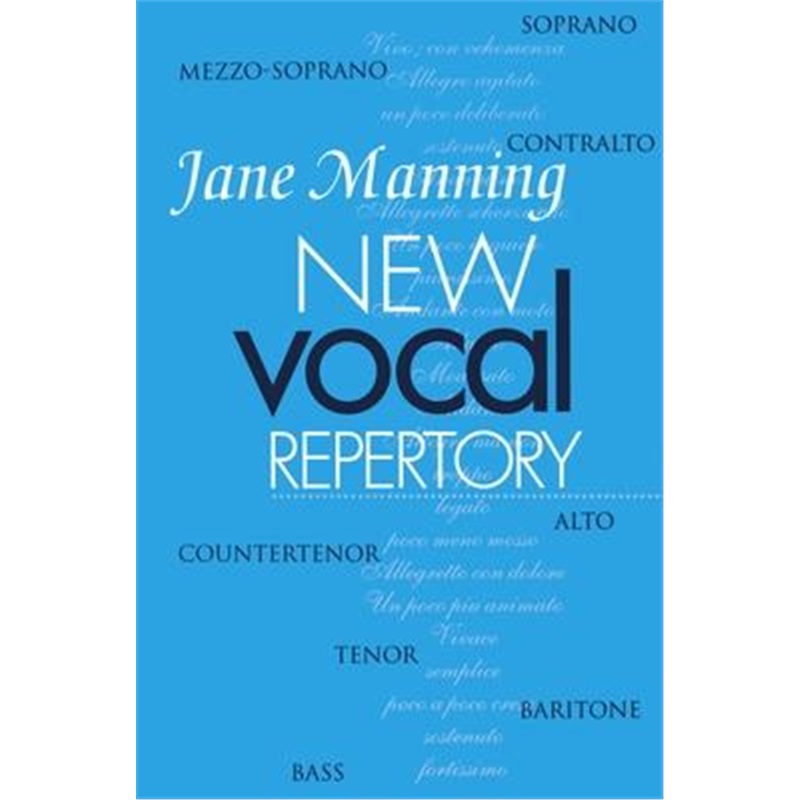 预订new vocal repertory:an introduction