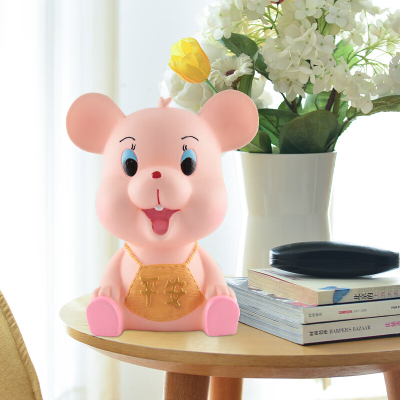 维诺亚生肖老鼠存钱罐创意可爱卡通小老鼠儿童储蓄罐储钱罐家居摆件