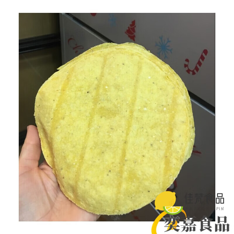 gjxbp tako饼taco墨西哥塔可饼麦西恩黄色玉米饼玉米片卷饼皮半 6寸黄
