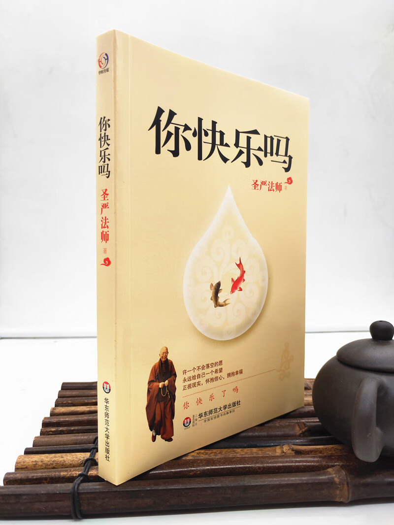 包邮正版 你快乐吗 圣严法师/著 华东师范大学出版社 许一个不会落空的愿永远给自己一个希望正视现实怀