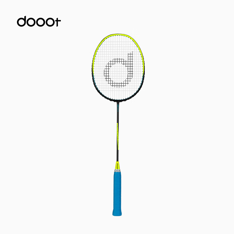 道特(dooot)NEO70双拍全碳素纤维耐打耐用型超轻成人初学者训练进攻型对拍 荧光绿/酷黑色