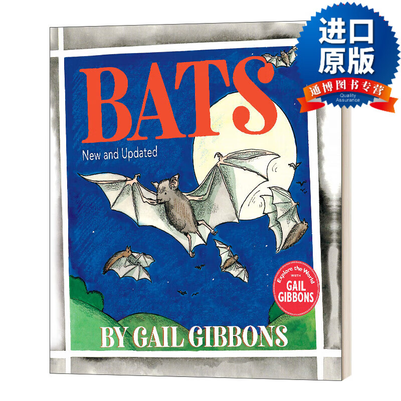蝙蝠 bats new & updated edition 英文原版儿童科普绘本 进口英语