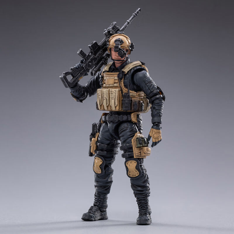 暗源兵人模型 joytoy 1/18军兵系列 pap特种部队 武装穿戴可动兵人