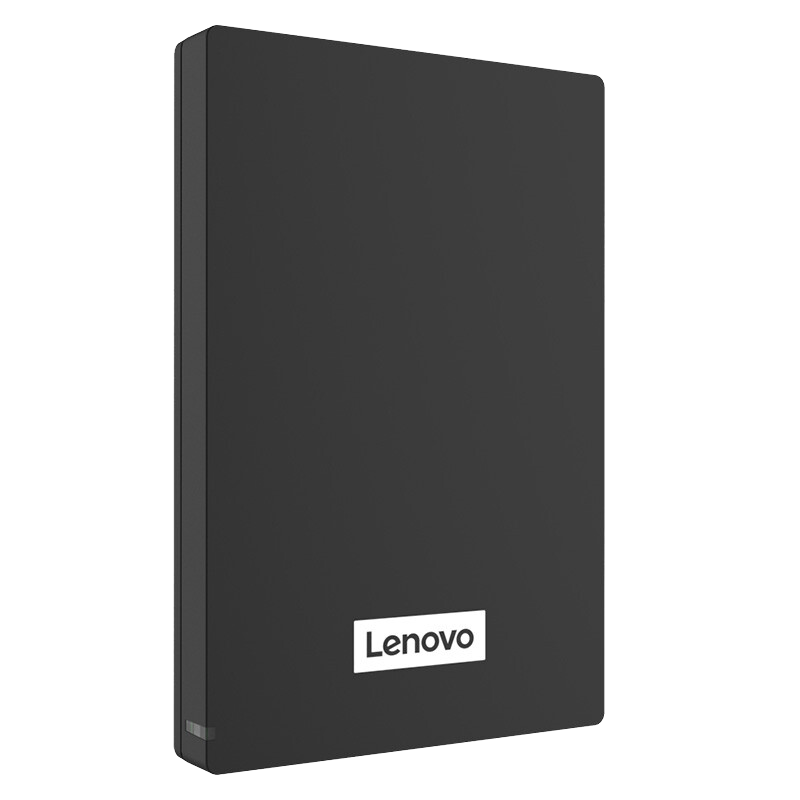 Lenovo 联想 F308 2.5英寸Micro-B便携移动机械硬盘 1TB USB3.0 经典黑