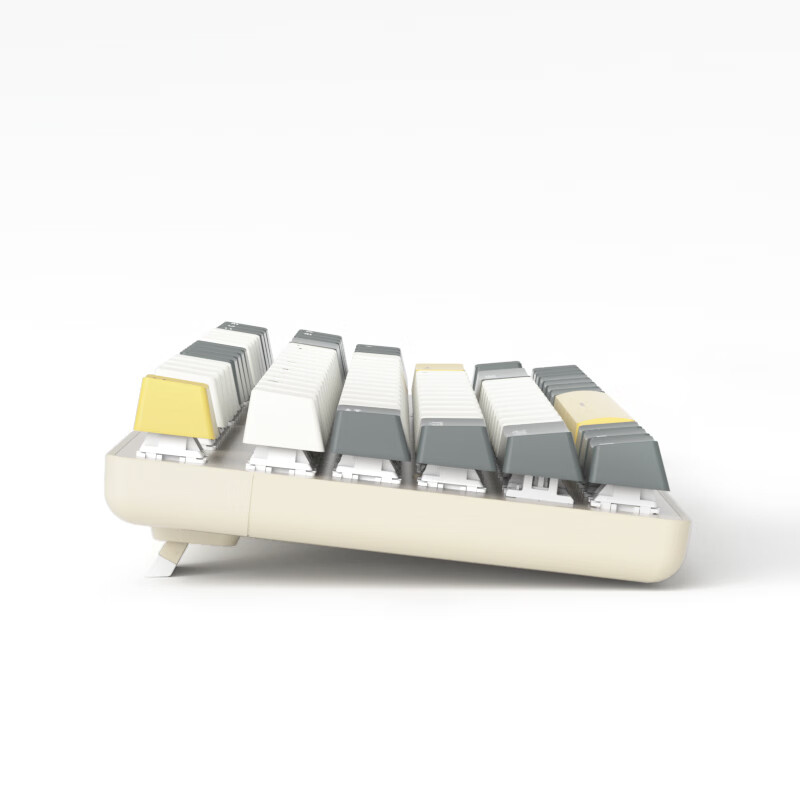 京东京造 JZ870有线机械键盘 87键背光黄轴有线键盘 PBT键帽  游戏键盘 键盘机械 黄棕