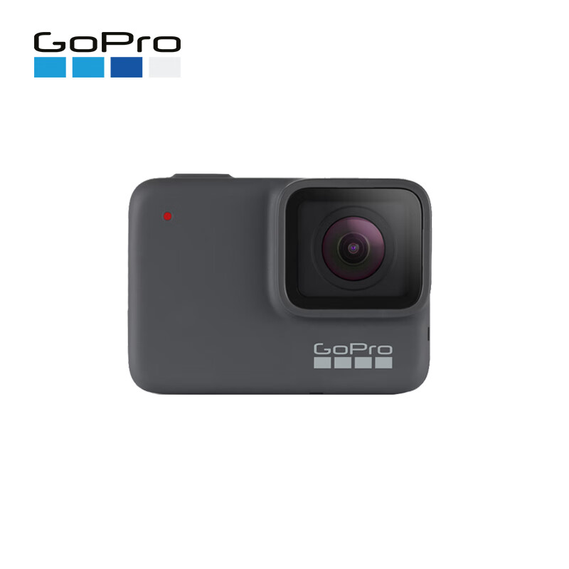 GoPro HERO7 Silver银色 4K运动相机 Vlog数码摄像机 水下潜水户外骑行滑雪直播相机 增强防抖 裸机防水