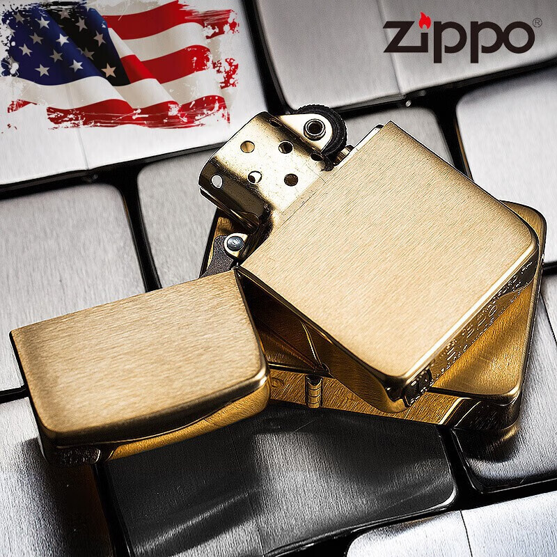 zippo之宝防风煤油打火机二战黄铜1941b复刻机型送男友战友情人节礼物