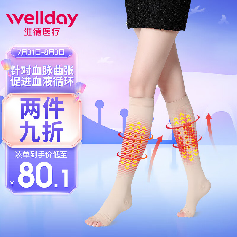 维德（WELLDAY）二型医用静脉曲张袜价格走势及评测推荐