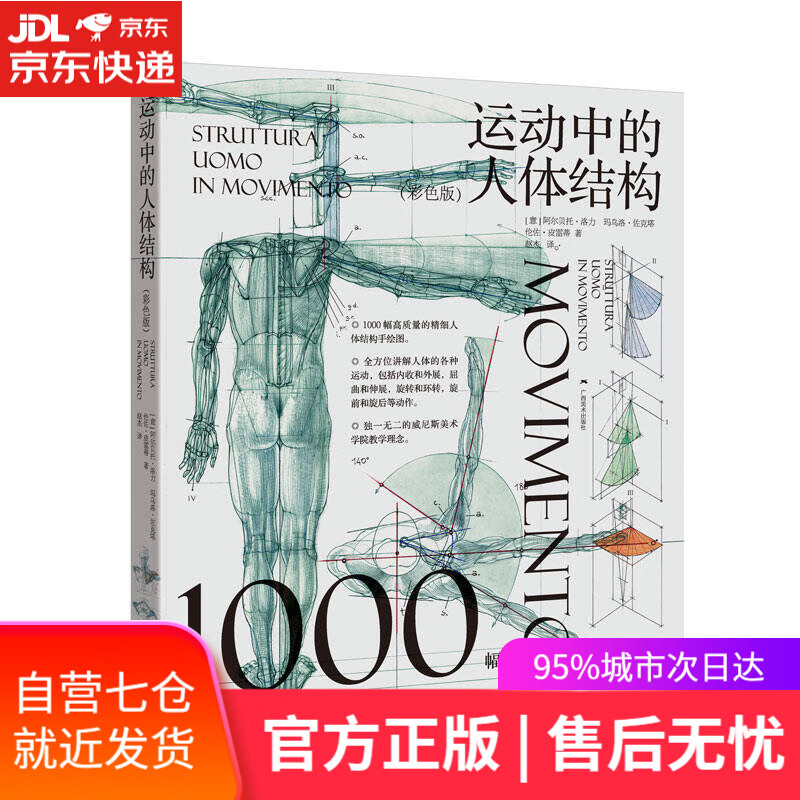 【新华书店】运动中的人体结构（彩色版）