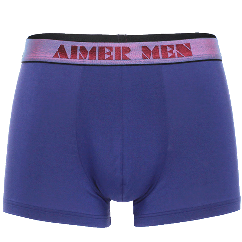 爱慕先生男士内裤夏季舒适莫代尔装腰平角裤NS23D111黑色170