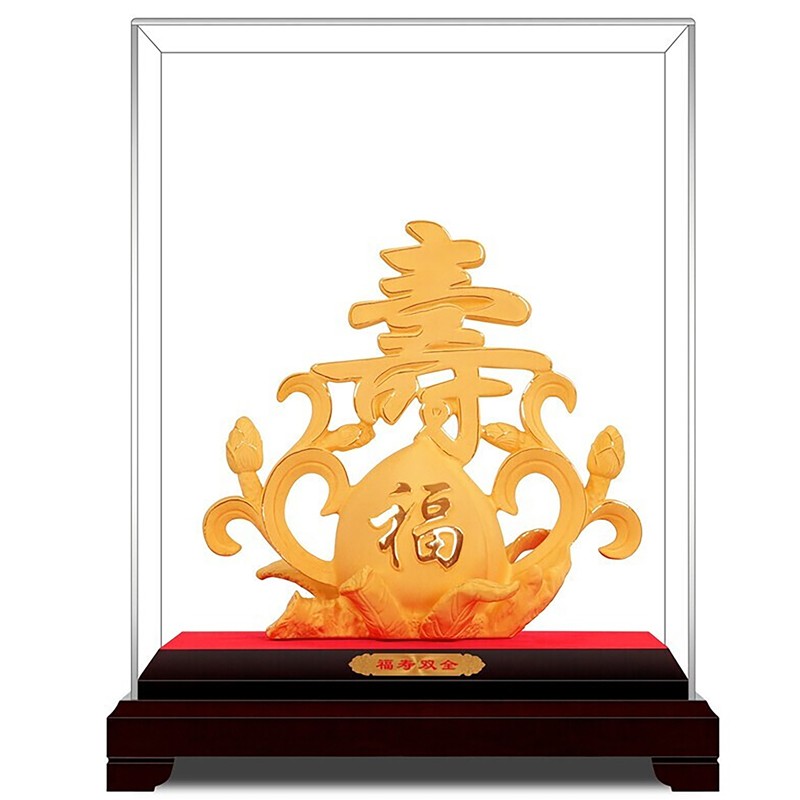 创意贺寿礼品送长辈老人朋友生日礼物 福寿双全寿字桃