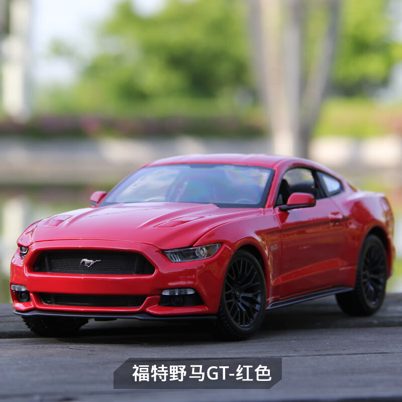 2022新款野马mustang车模 野马车模1:18福特野马模型gt跑车警车汽车