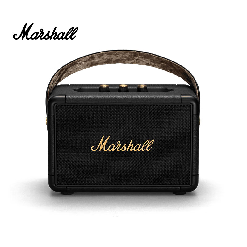 MARSHALL（马歇尔）Kilburn II音箱无线蓝牙便携式户外防水音响重低音 黑金