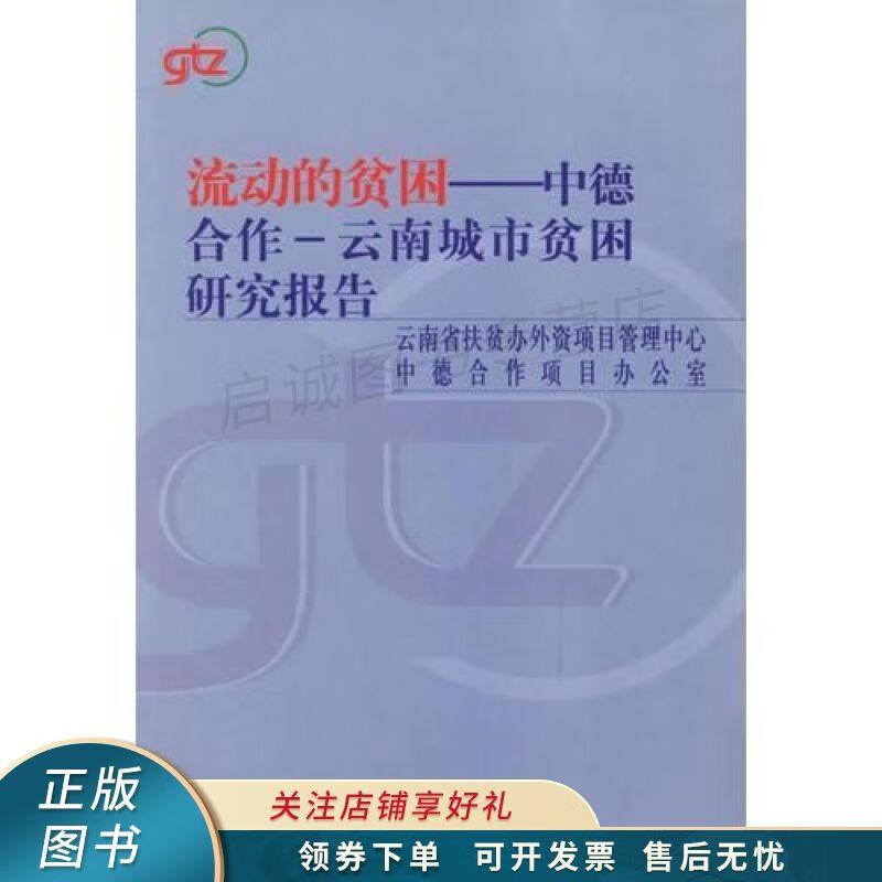 流动的贫困:中德合作-云南城市贫困研究报告【稀缺图书,放心购买】