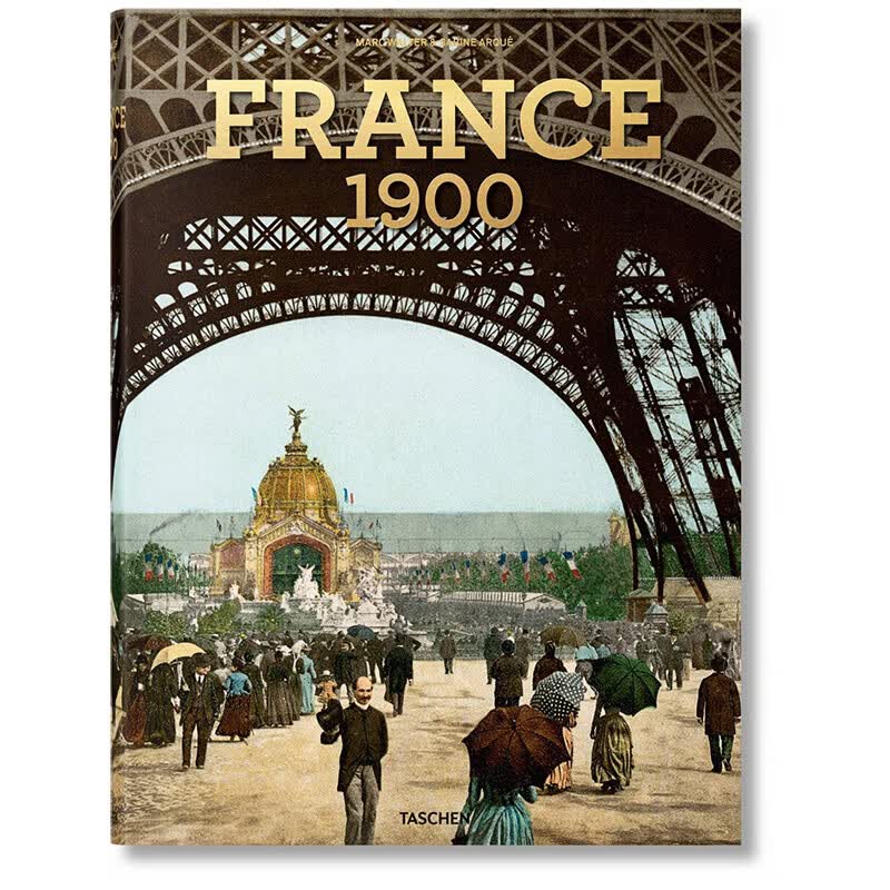 【现货】【加大版】France around 19世纪的法国彩色画像 英文原版书籍TASCHEN出版社善本图书
